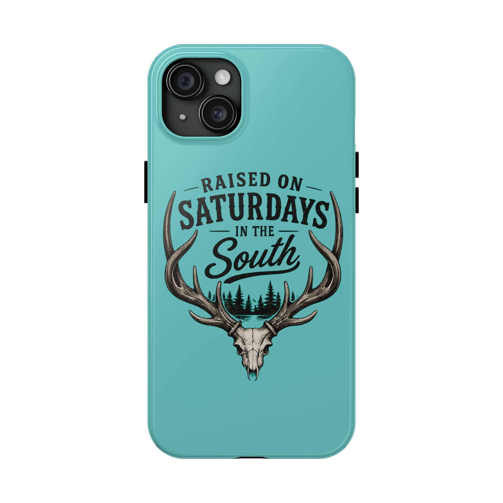 The Spreads Runs Deep In The Woods Phone Case-(blue)