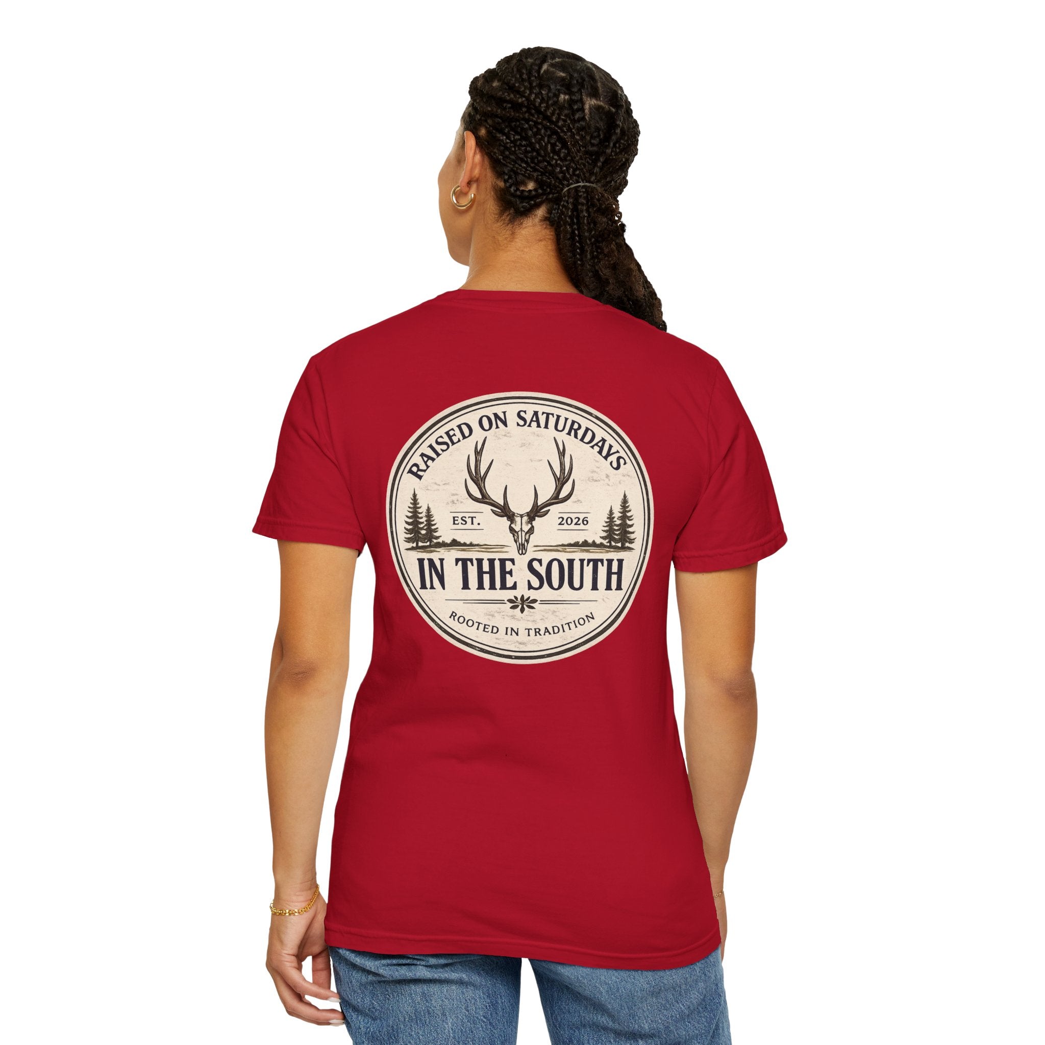 Raised On Saturdays In The South Classic T-Shirt — Deer Season