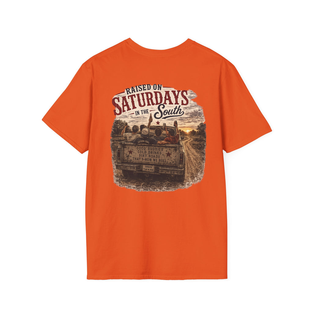 Raised On Saturdays In The South Vintage T-Shirt - Good Riding Buddies