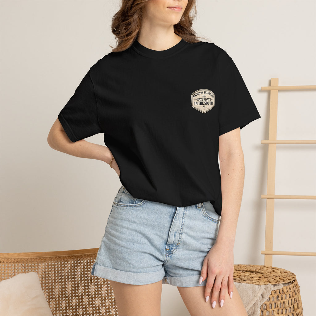 Raised On Saturdays In The South Classic T-Shirt-Mountain Seasons