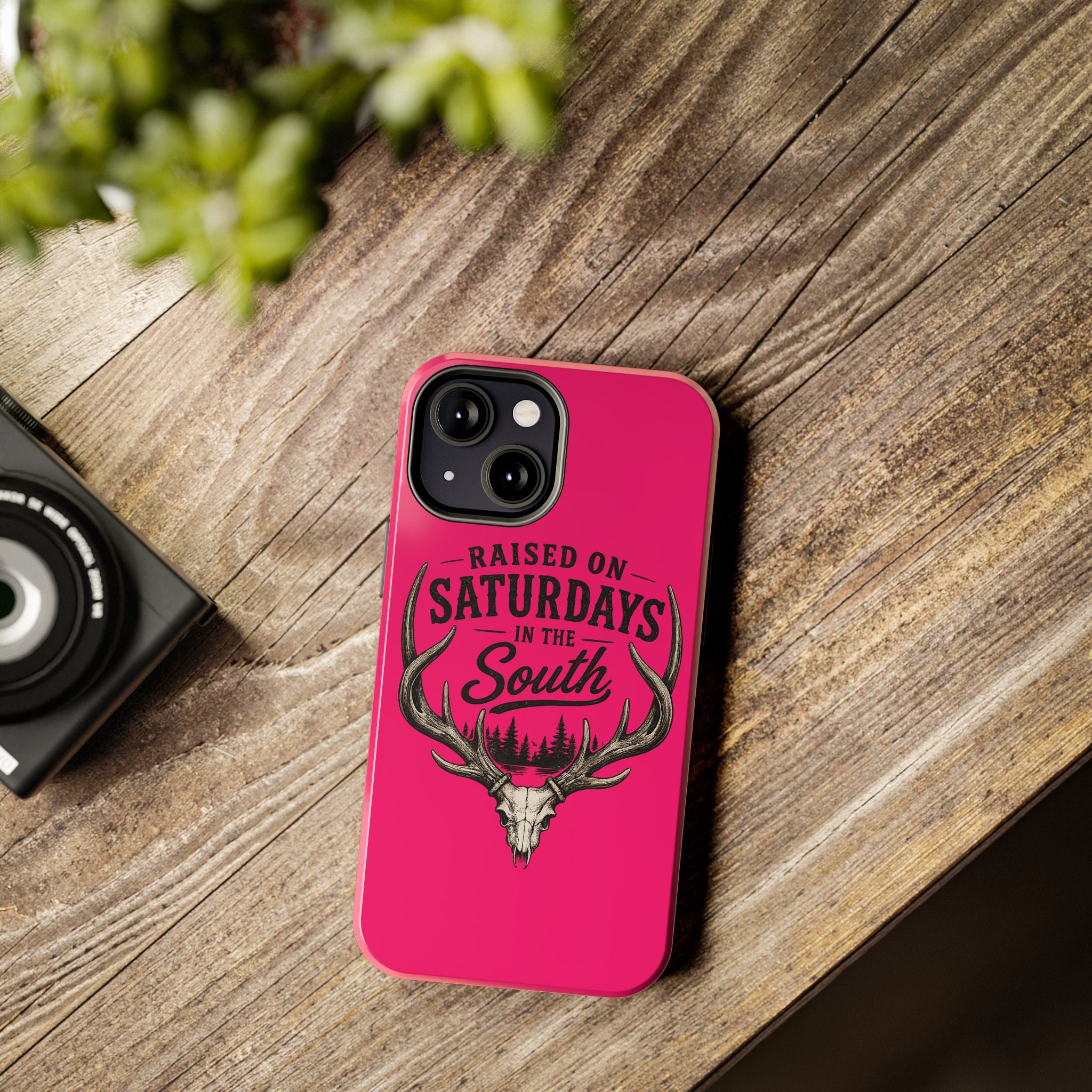 The Spreads Runs Deep In The Woods Phone Case-(pink)