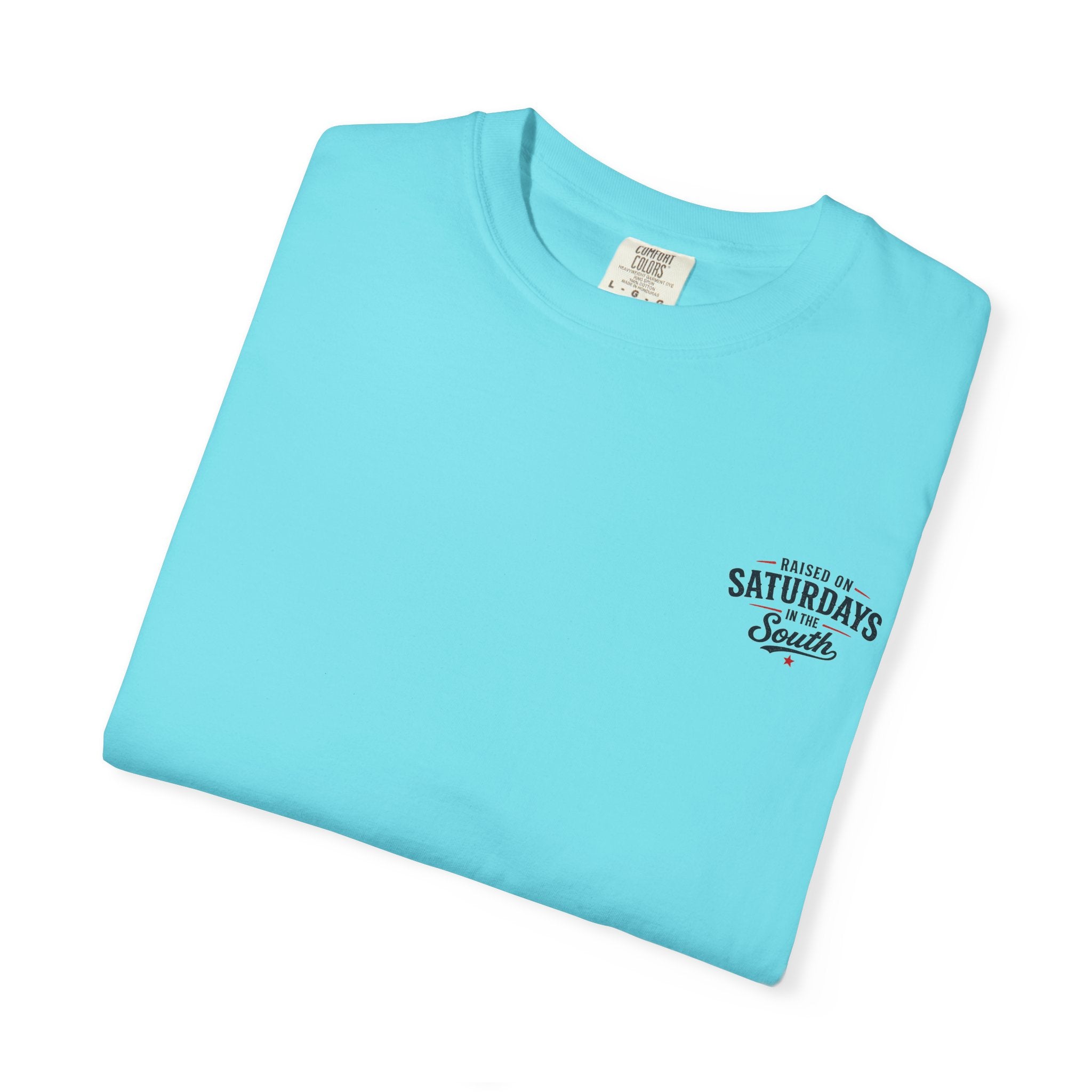 Raised On Saturdays In The South T-Shirt- 4th Of July lake Day