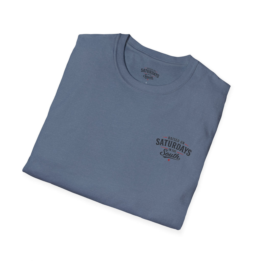 Raised On Saturdays In The South Vintage T-Shirt-Girl Dad Fishing Buddy-Father's Day Collection