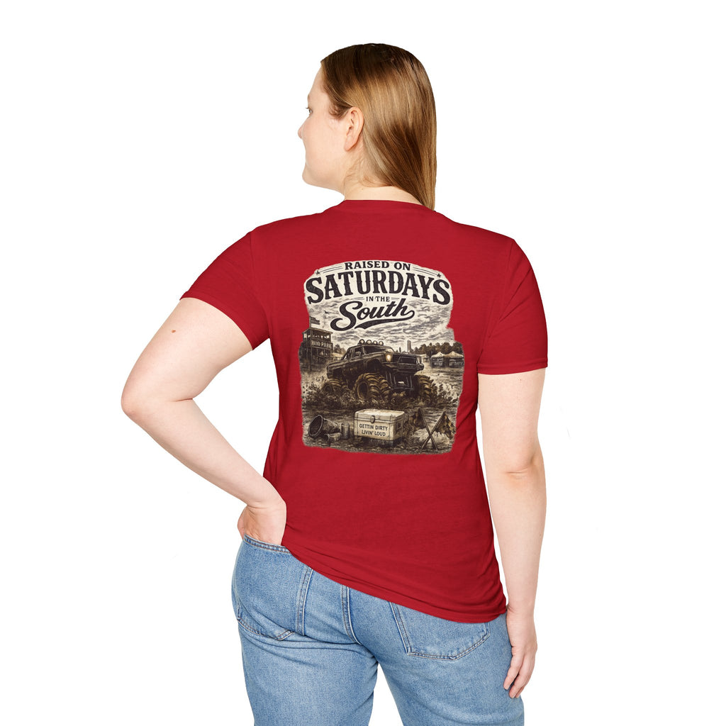 Raised On Saturdays In The South Vintage T-Shirt- Mud Park Saturdays