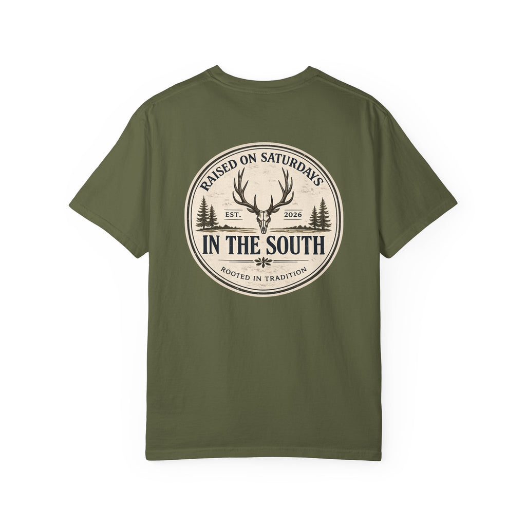 Raised On Saturdays In The South Classic T-Shirt — Deer Season