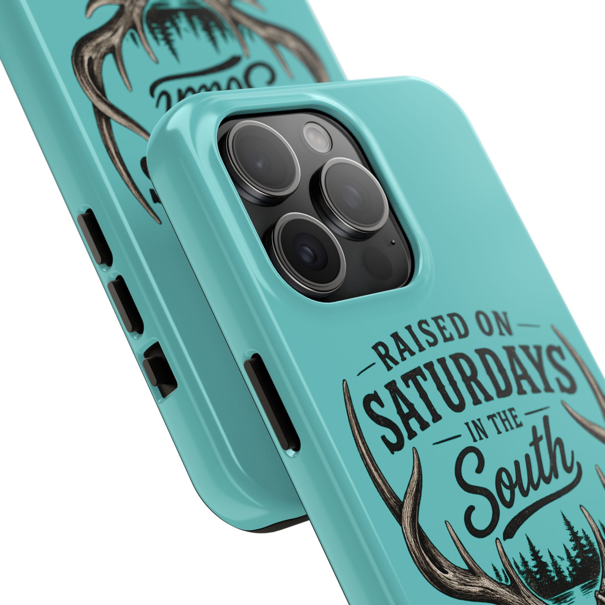 The Spreads Runs Deep In The Woods Phone Case-(blue)