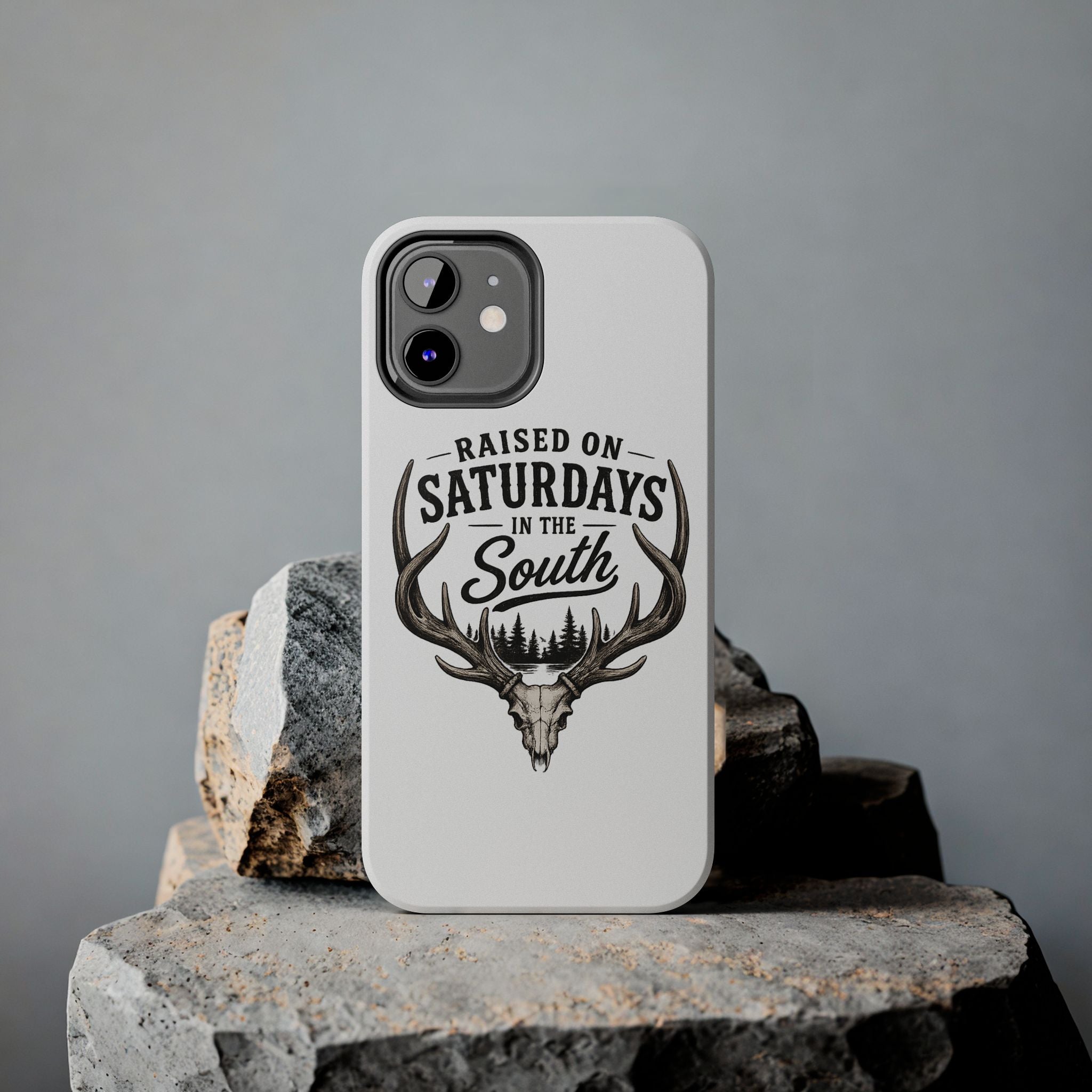 The Spreads Runs Deep In The Woods Phone Case-(white)