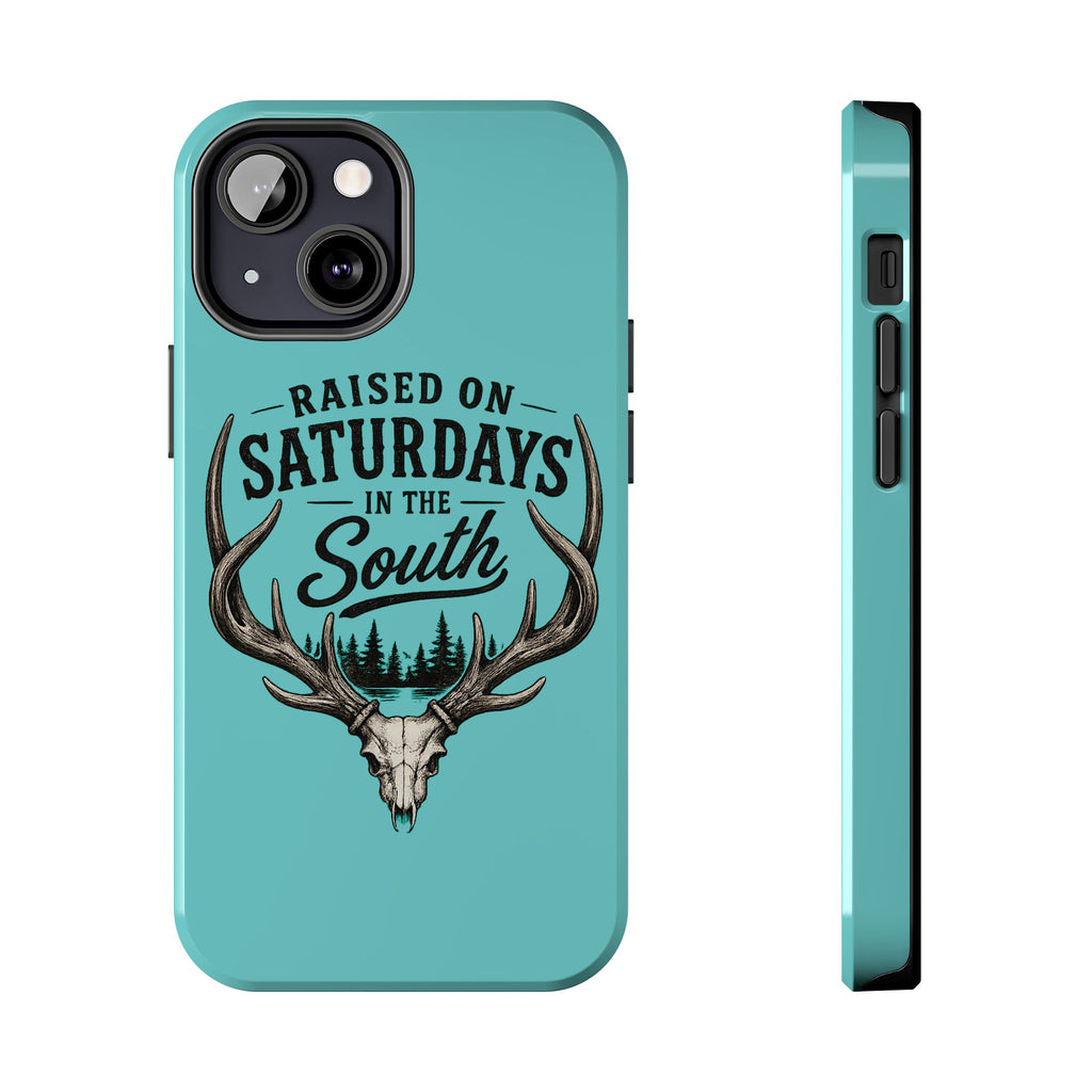 The Spreads Runs Deep In The Woods Phone Case-(blue)