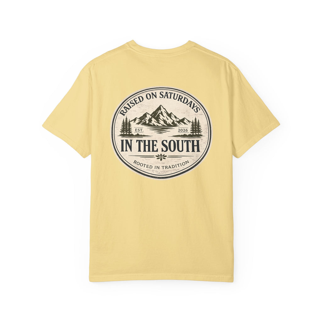 Raised On Saturdays In The South Classic T-Shirt-Mountain Seasons