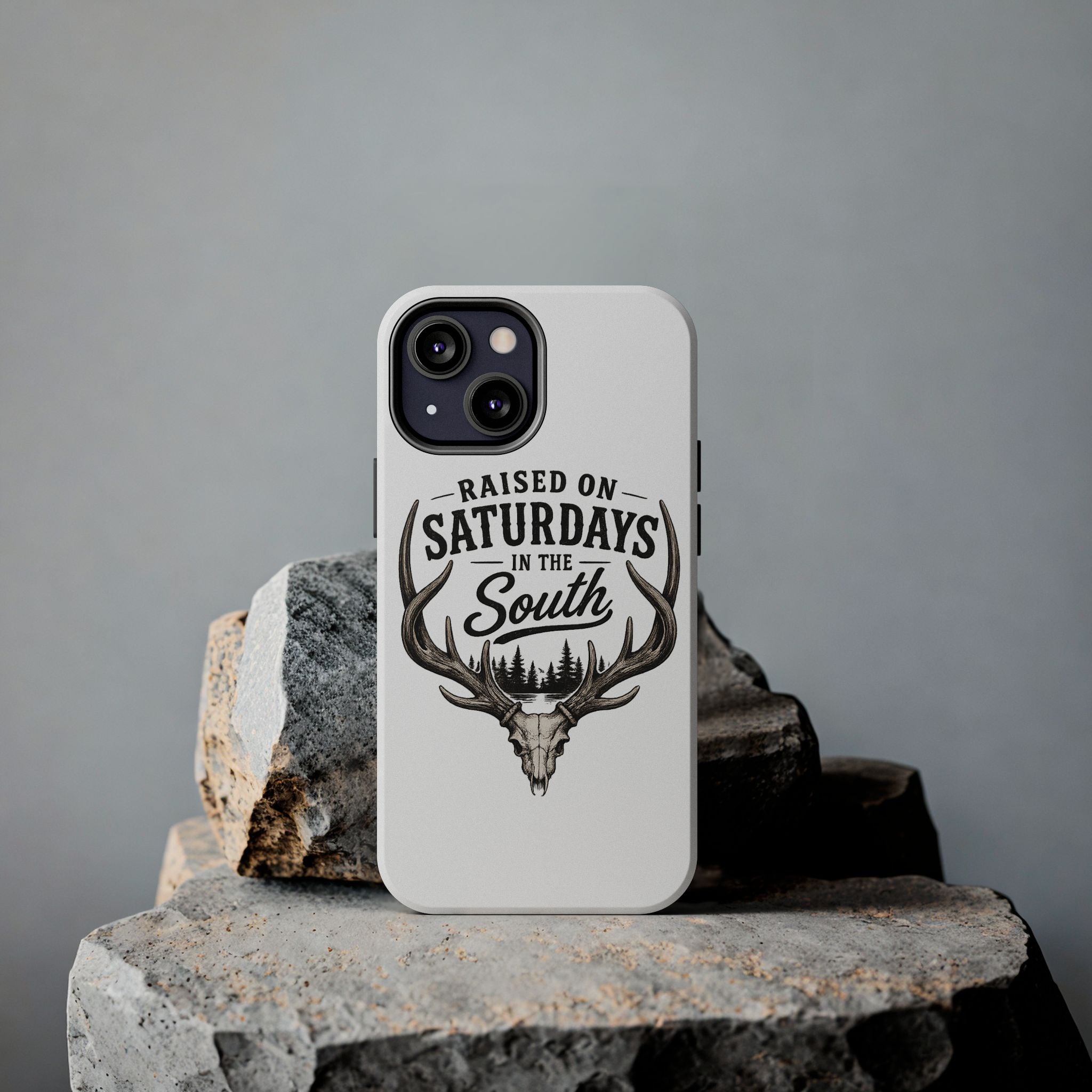 The Spreads Runs Deep In The Woods Phone Case-(white)