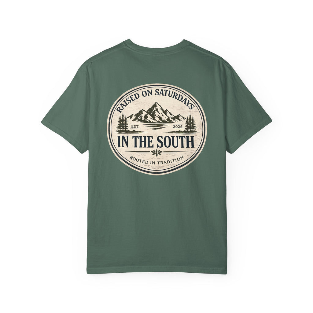 Raised On Saturdays In The South Classic T-Shirt-Mountain Seasons