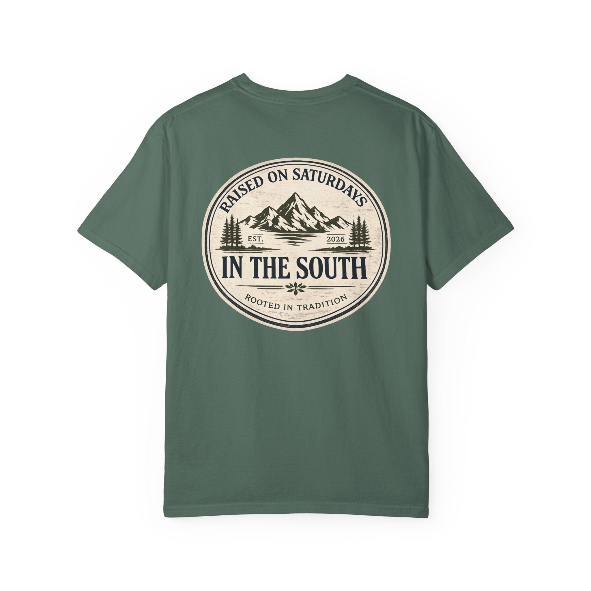 Raised On Saturdays In The South Classic T-Shirt-Mountain Seasons