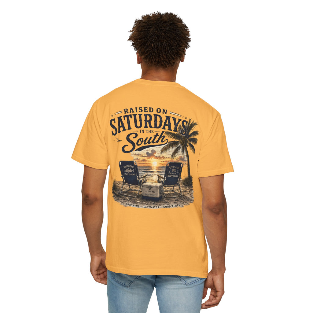 Raised On Saturdays In The South T-Shirt — Beachin It On Summer Saturdays