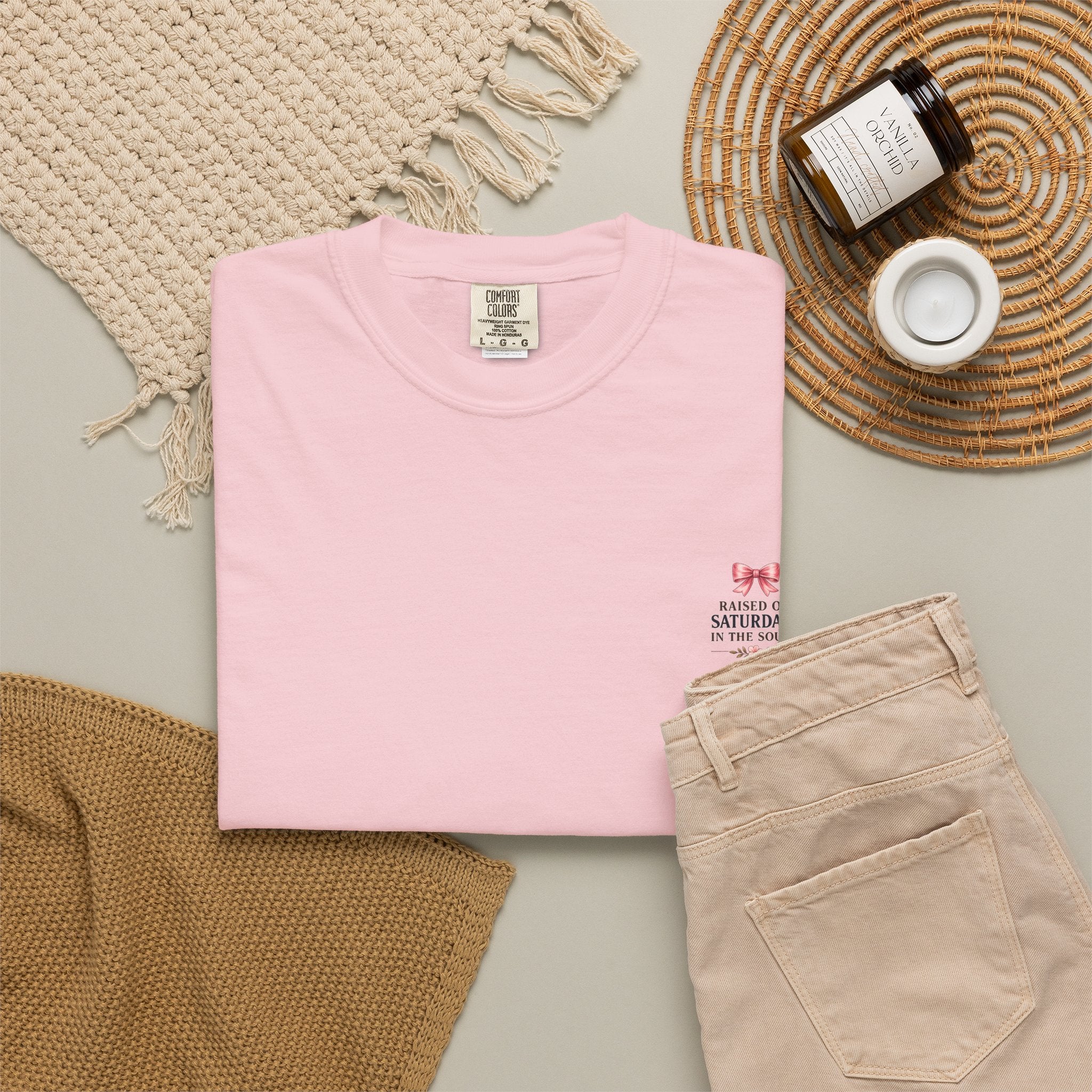 Raised On Saturdays In The South T-shirt