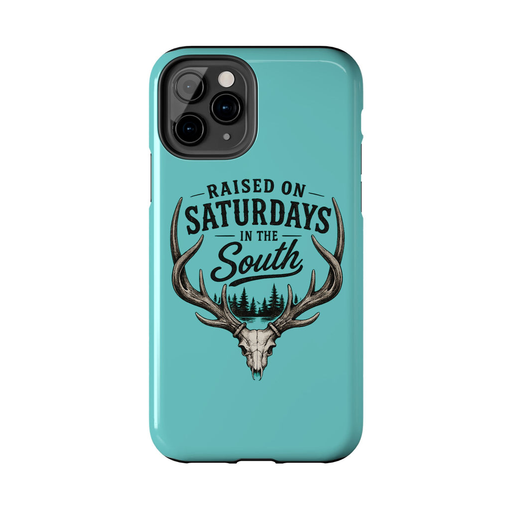 The Spreads Runs Deep In The Woods Phone Case-(blue)