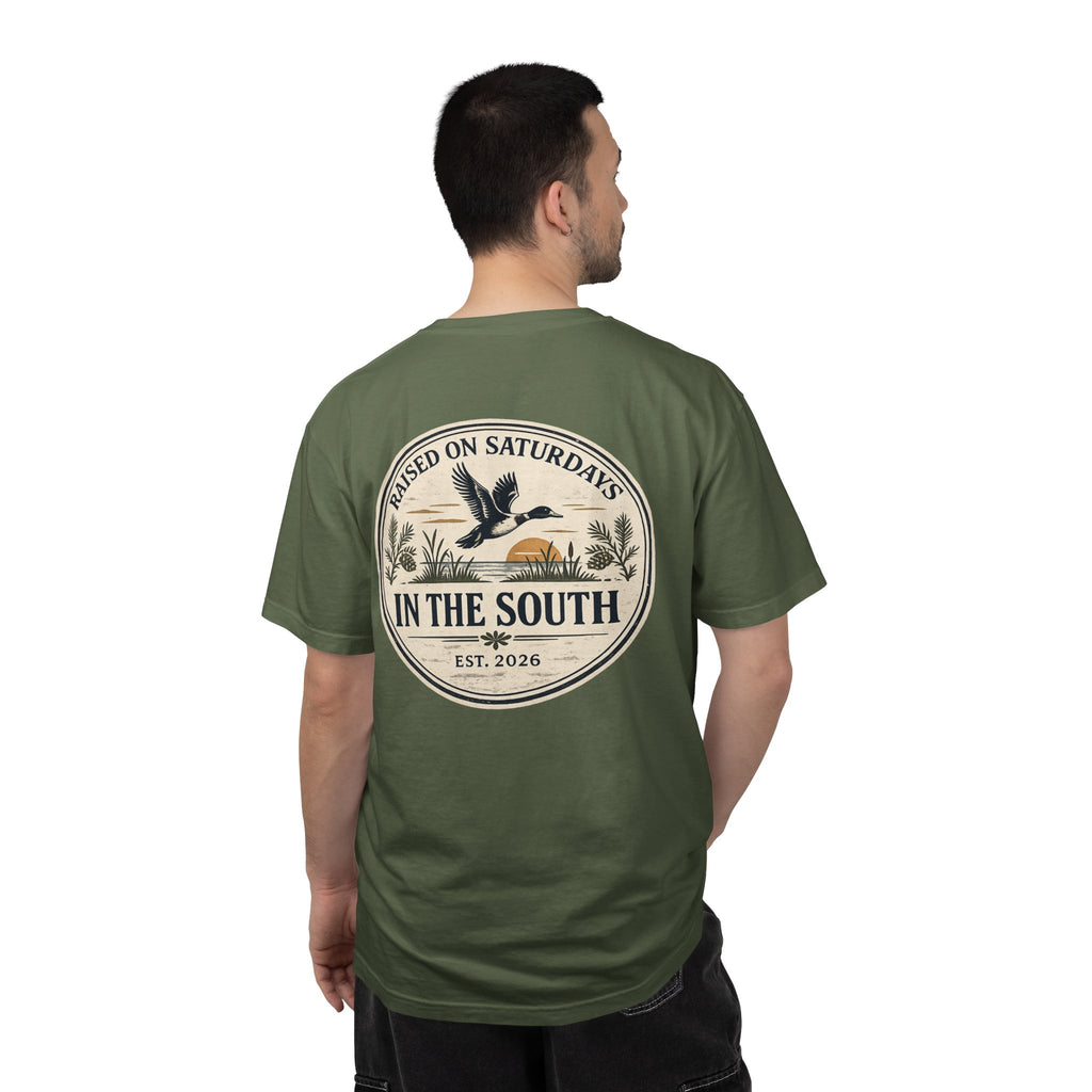 Raised On Saturdays In The South Classic T-Shirt - Duck Season