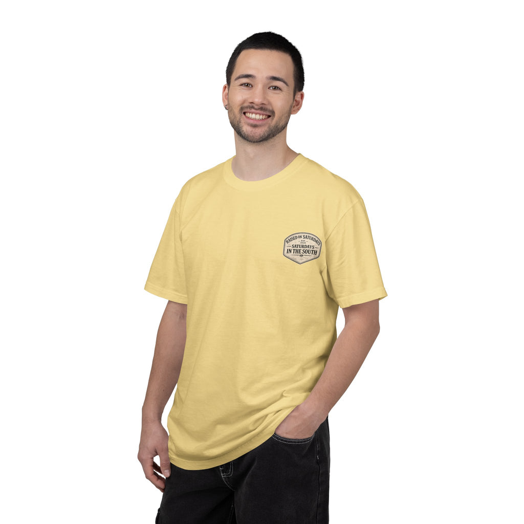 Raised On Saturdays In The South Classic T-Shirt-Mountain Seasons