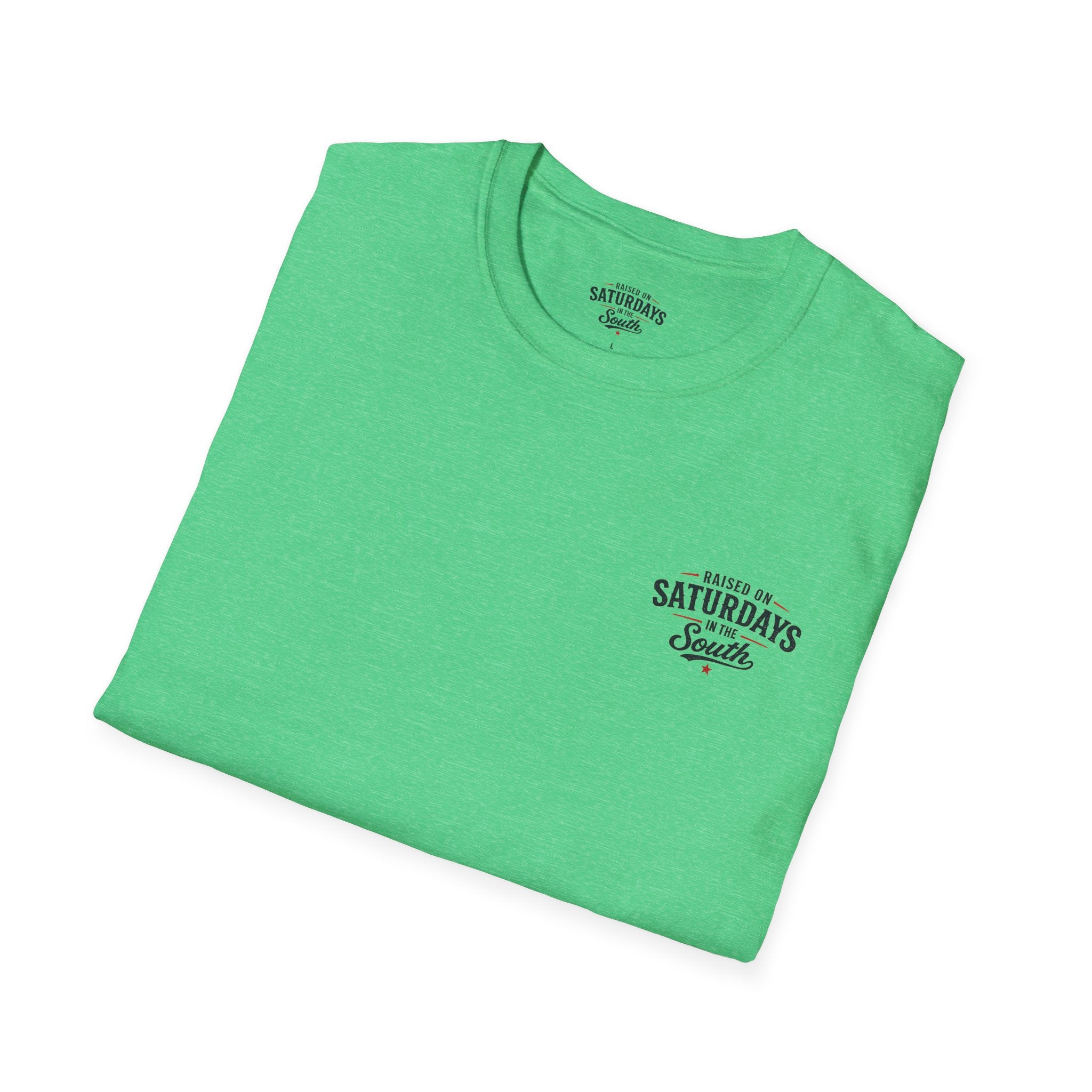 Raised On Saturdays In The South Vintage T-Shirt-Girl Dad Fishing Buddy-Father's Day Collection