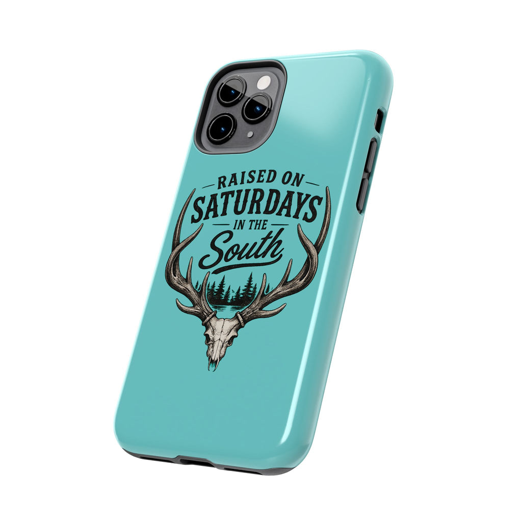 The Spreads Runs Deep In The Woods Phone Case-(blue)