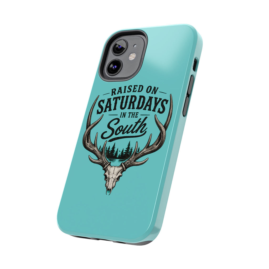 The Spreads Runs Deep In The Woods Phone Case-(blue)