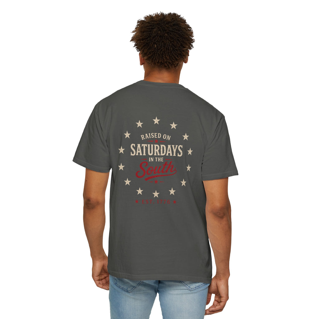 Raised On Saturdays In The South T-Shirt — Southern Freedom-4th Of July Collection