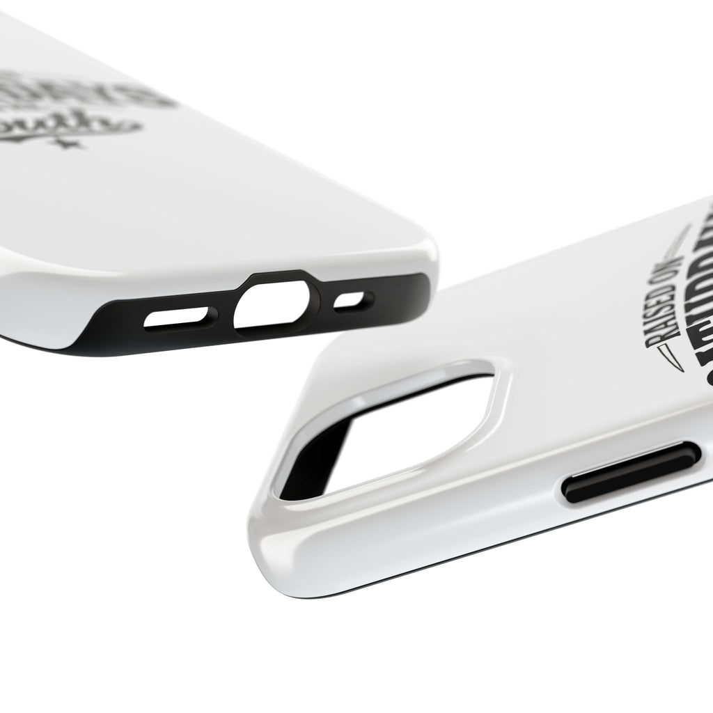 Raised On Saturdays In The South Phone Case-(white)