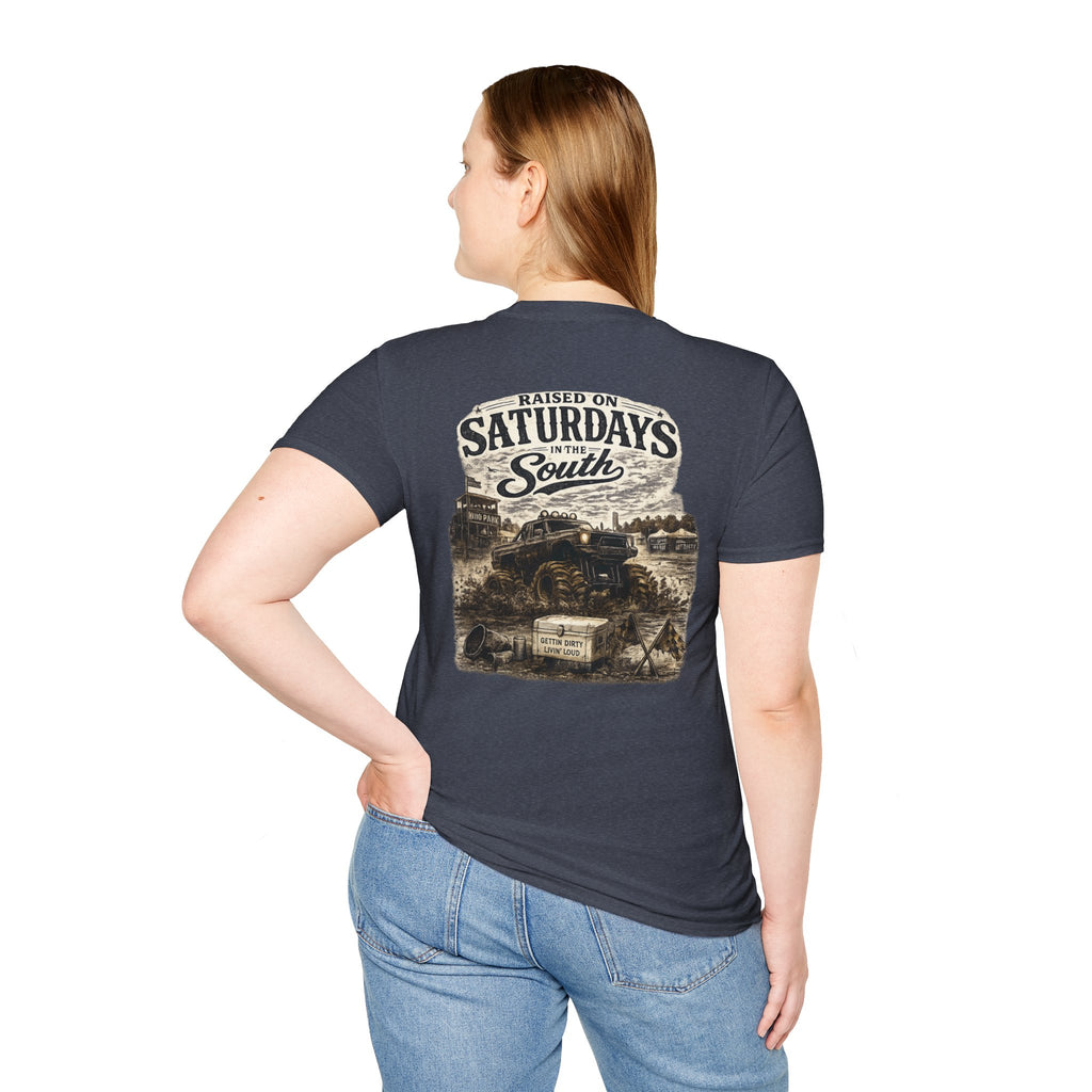 Raised On Saturdays In The South Vintage T-Shirt- Mud Park Saturdays
