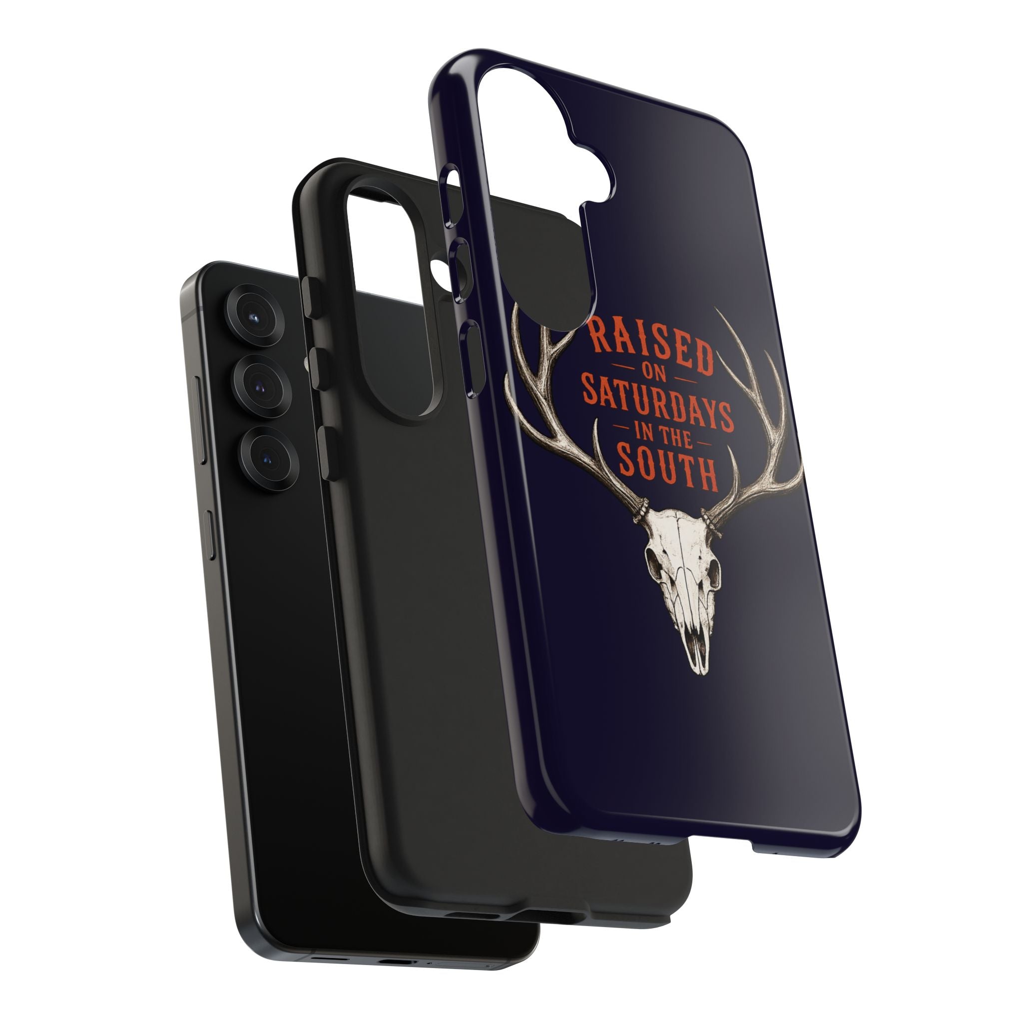 The Spreads Runs Deep In The Woods Phone Case-(blue)