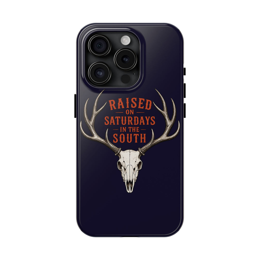The Spreads Runs Deep In The Woods Phone Case-(blue)
