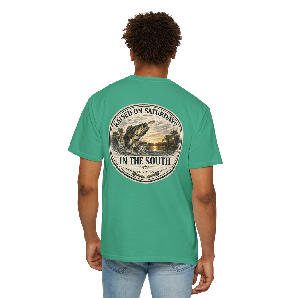 Raised On Saturdays In The South Classic T-Shirt- Fishin Season