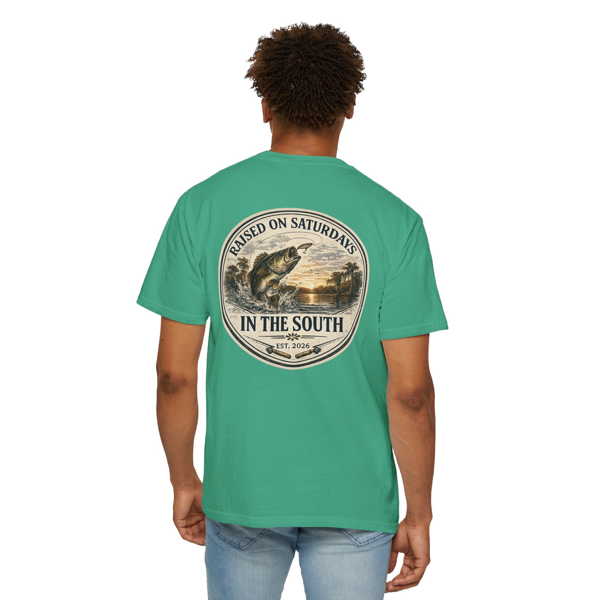 Raised On Saturdays In The South Classic T-Shirt- Fishin Season