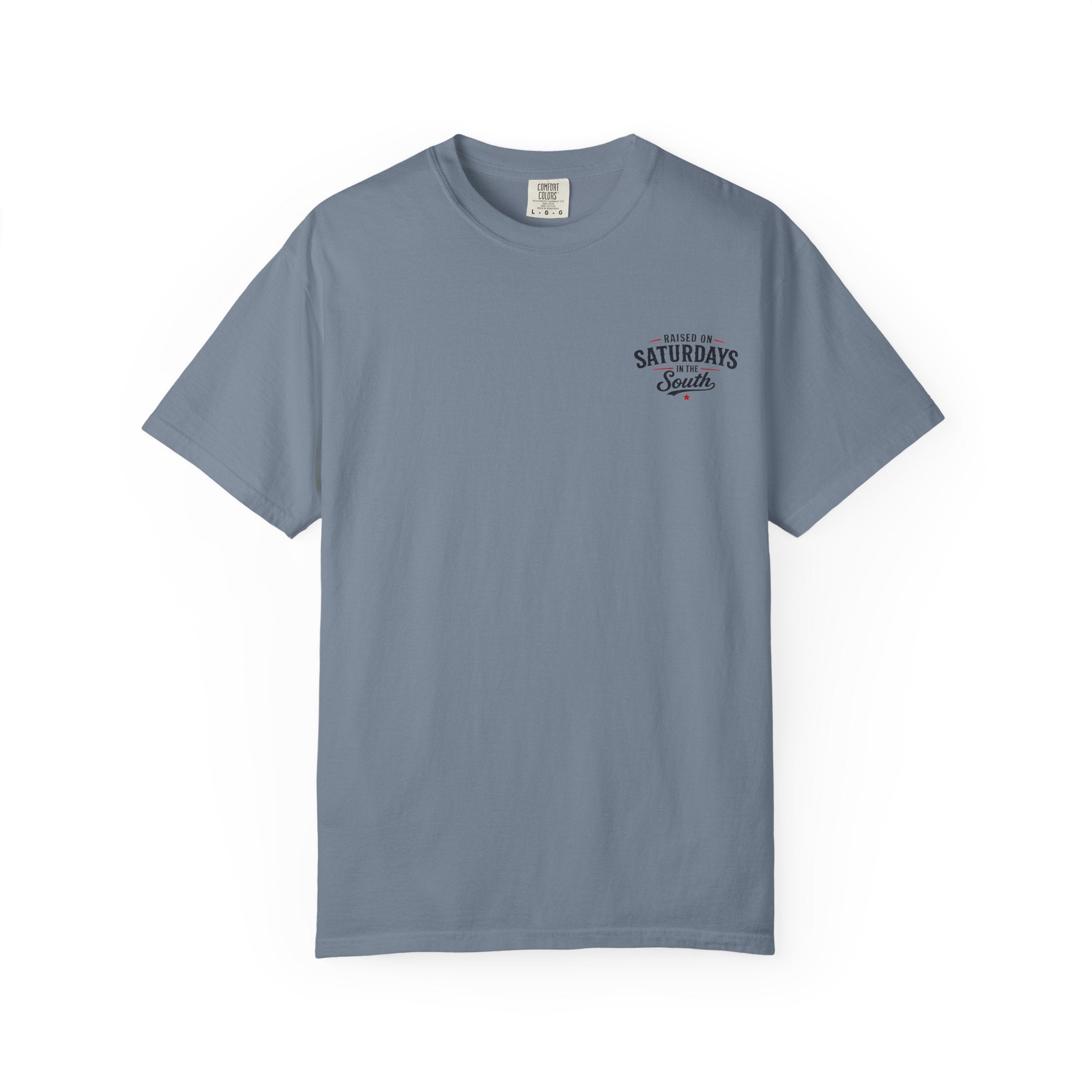 Raised on Saturdays T-Shirt — Boy Dad Fishing Buddies