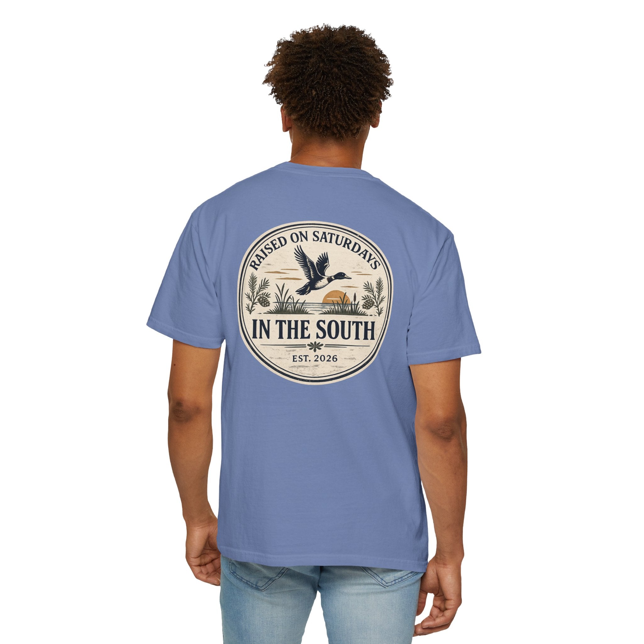 Raised On Saturdays In The South Classic T-Shirt - Duck Season