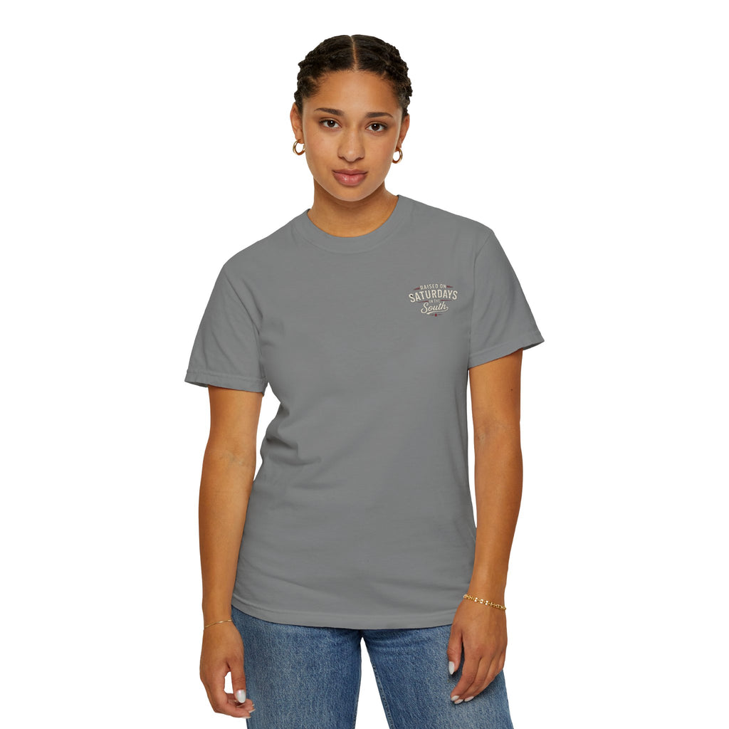 Raised On Saturdays In The South T-Shirt — Relaxing Saturday Morning In The Mountains