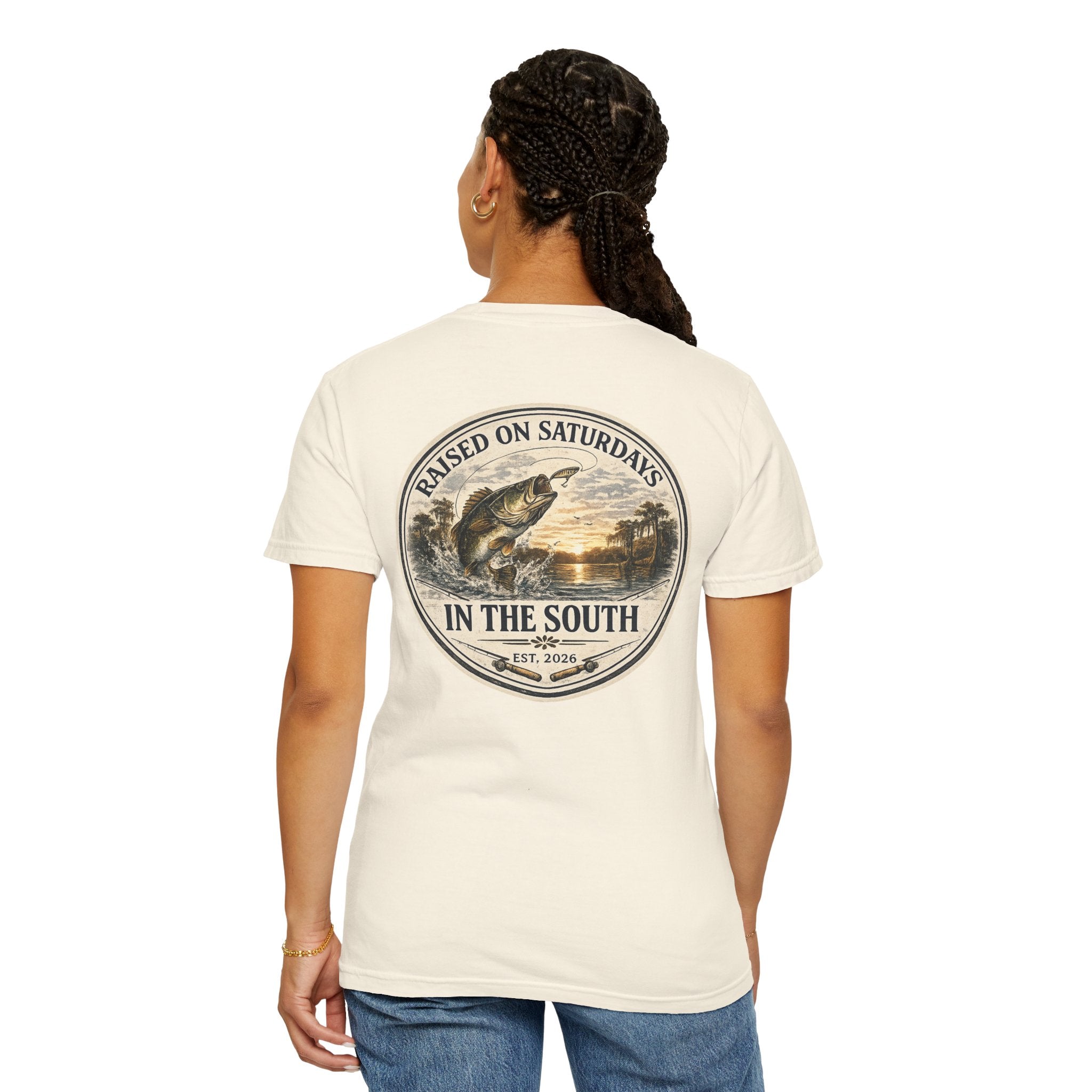 Raised On Saturdays In The South Classic T-Shirt- Fishin Season