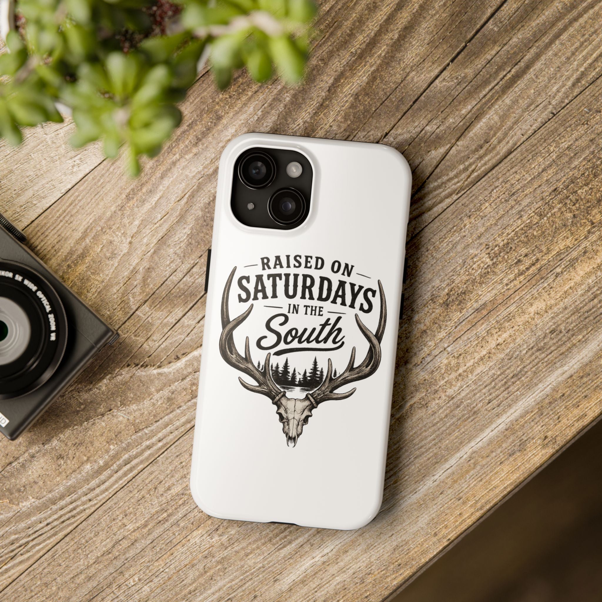 The Spreads Runs Deep In The Woods Phone Case-(white)
