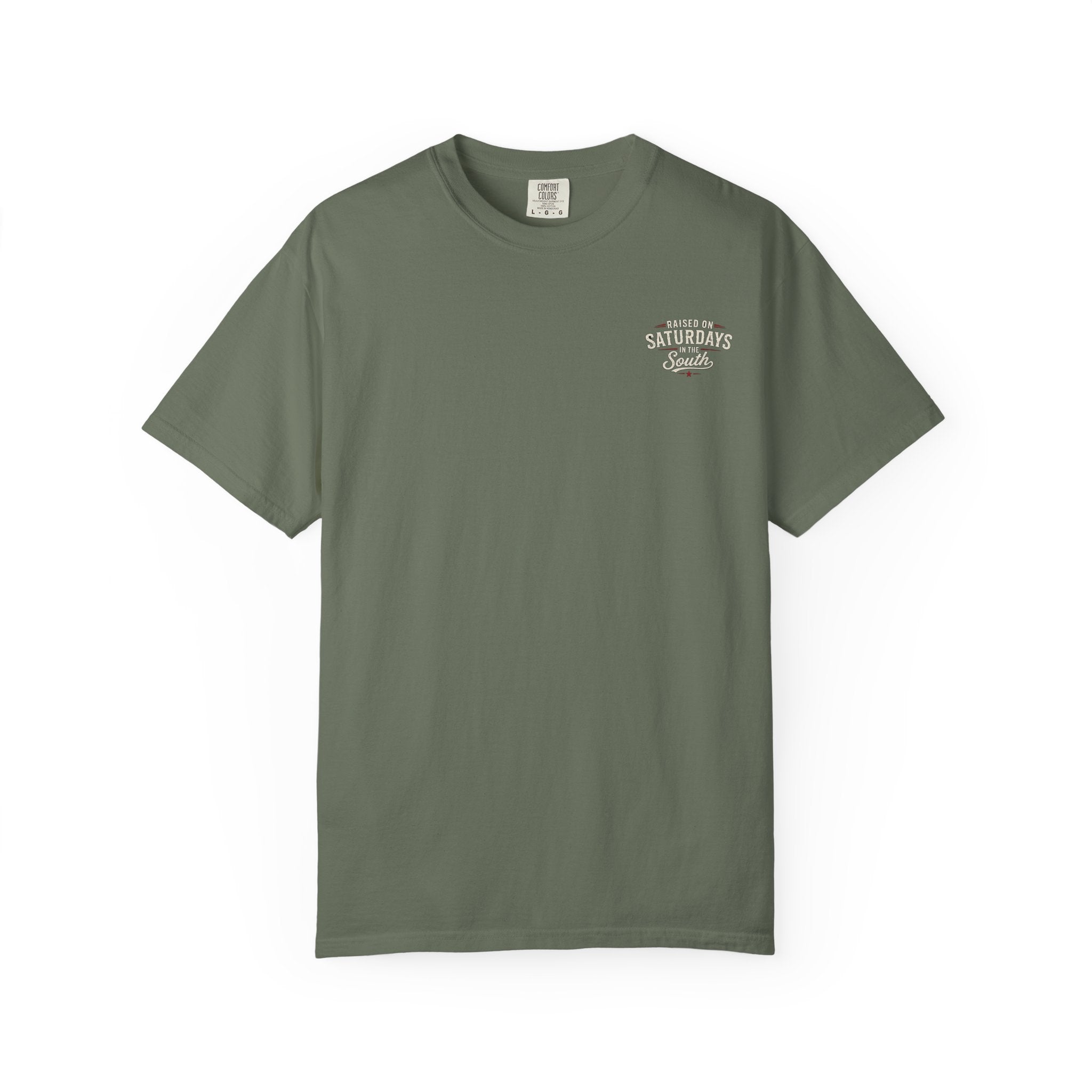 Raised On Saturdays In The South T-Shirt — Relaxing Saturday Morning In The Mountains