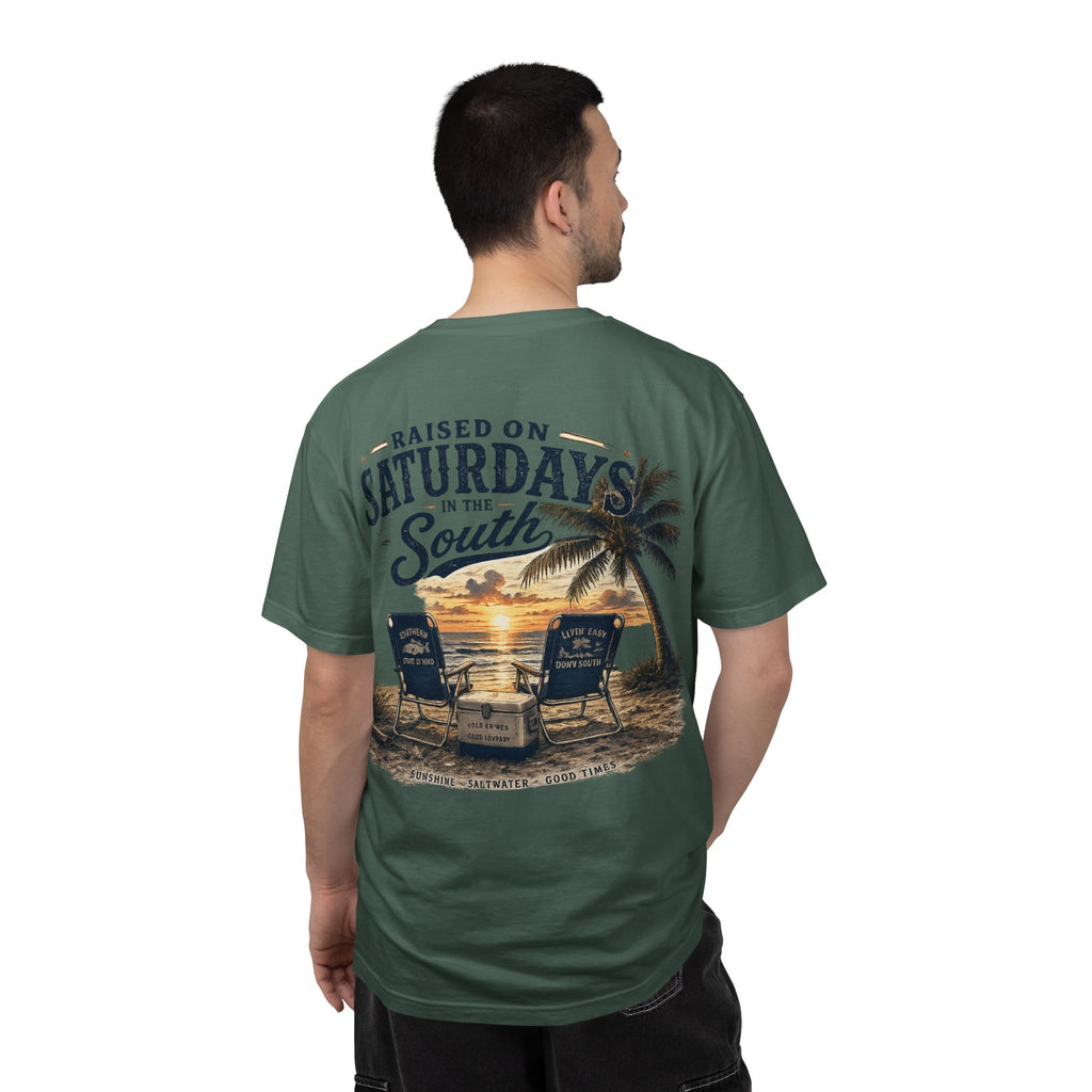 Raised On Saturdays In The South T-Shirt — Beachin It On Summer Saturdays