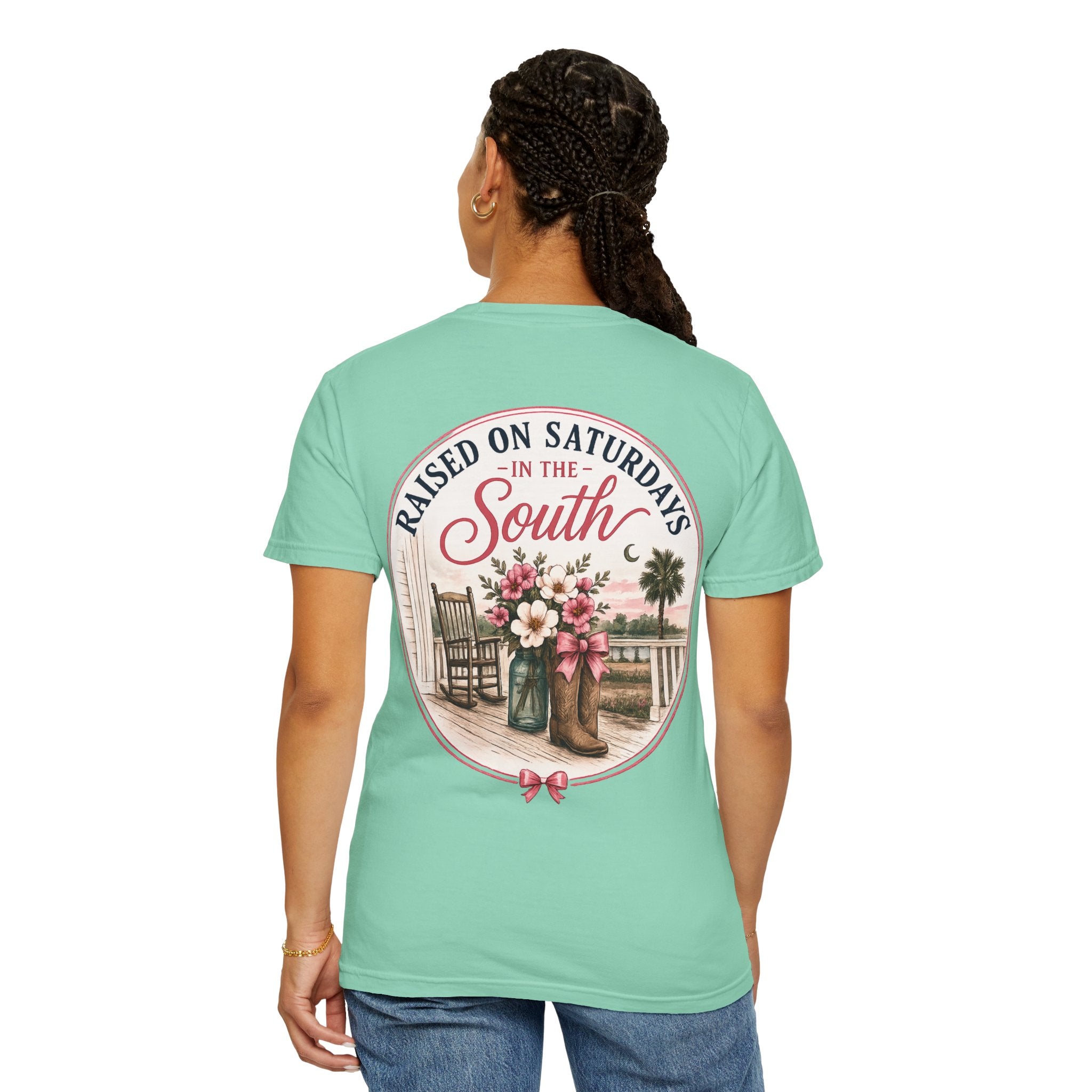 Raised On Saturdays In The South T-shirt