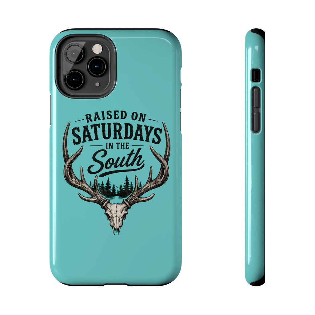 The Spreads Runs Deep In The Woods Phone Case-(blue)