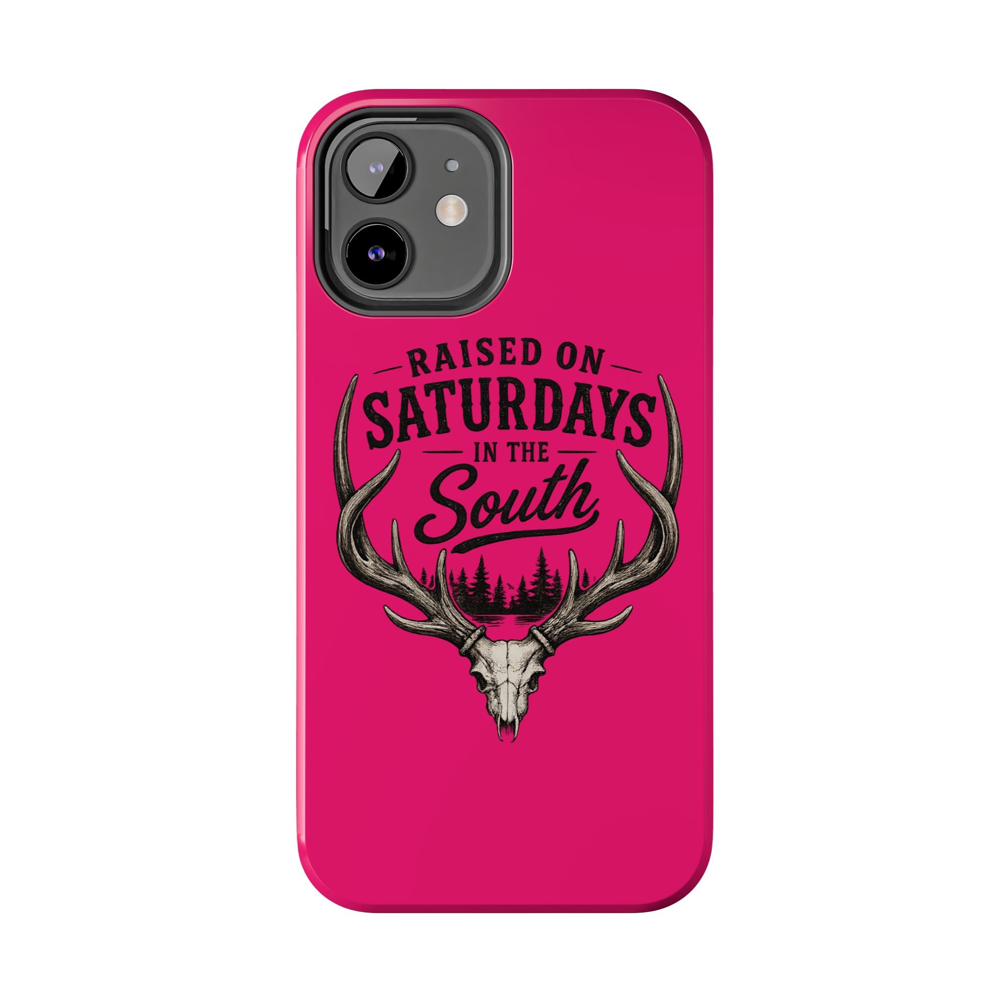 The Spreads Runs Deep In The Woods Phone Case-(pink)