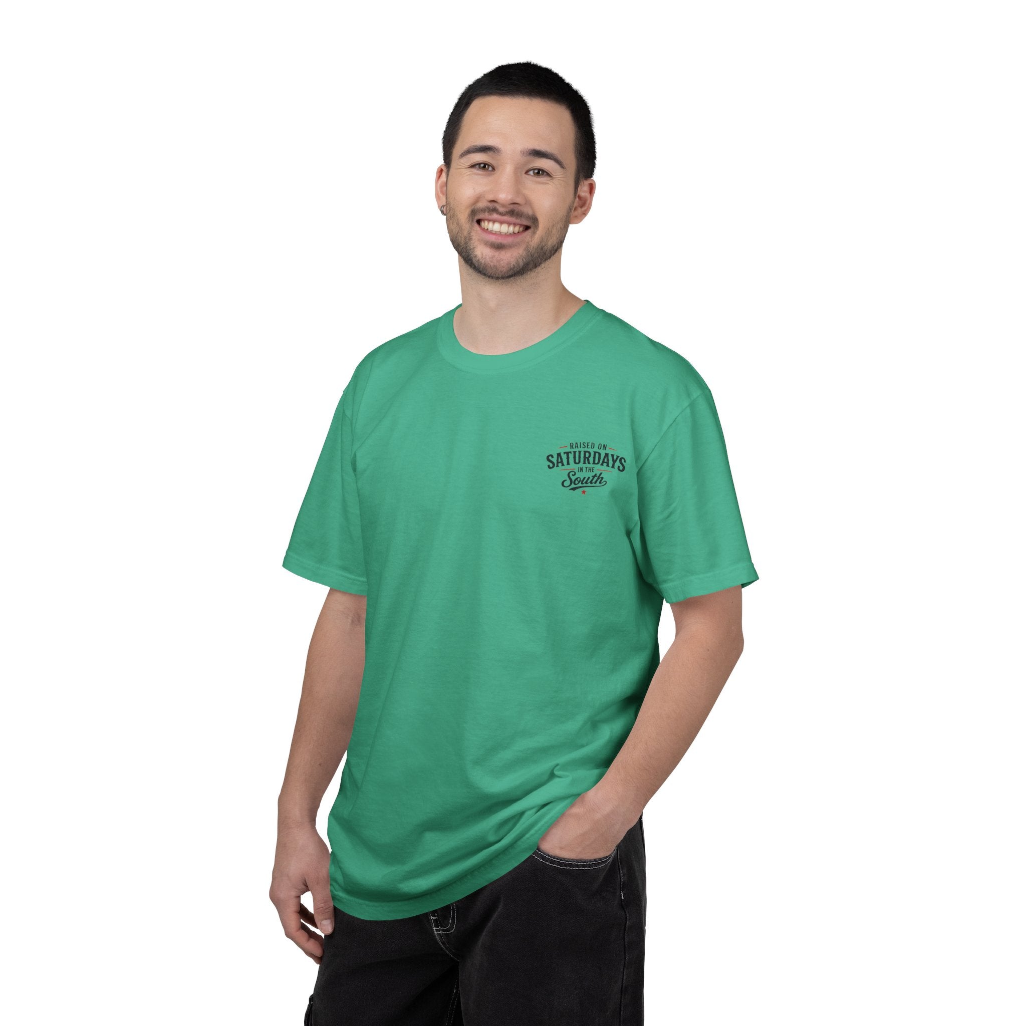 Raised On Saturdays In The South T-Shirt — Saturdays Are Made For Fishin