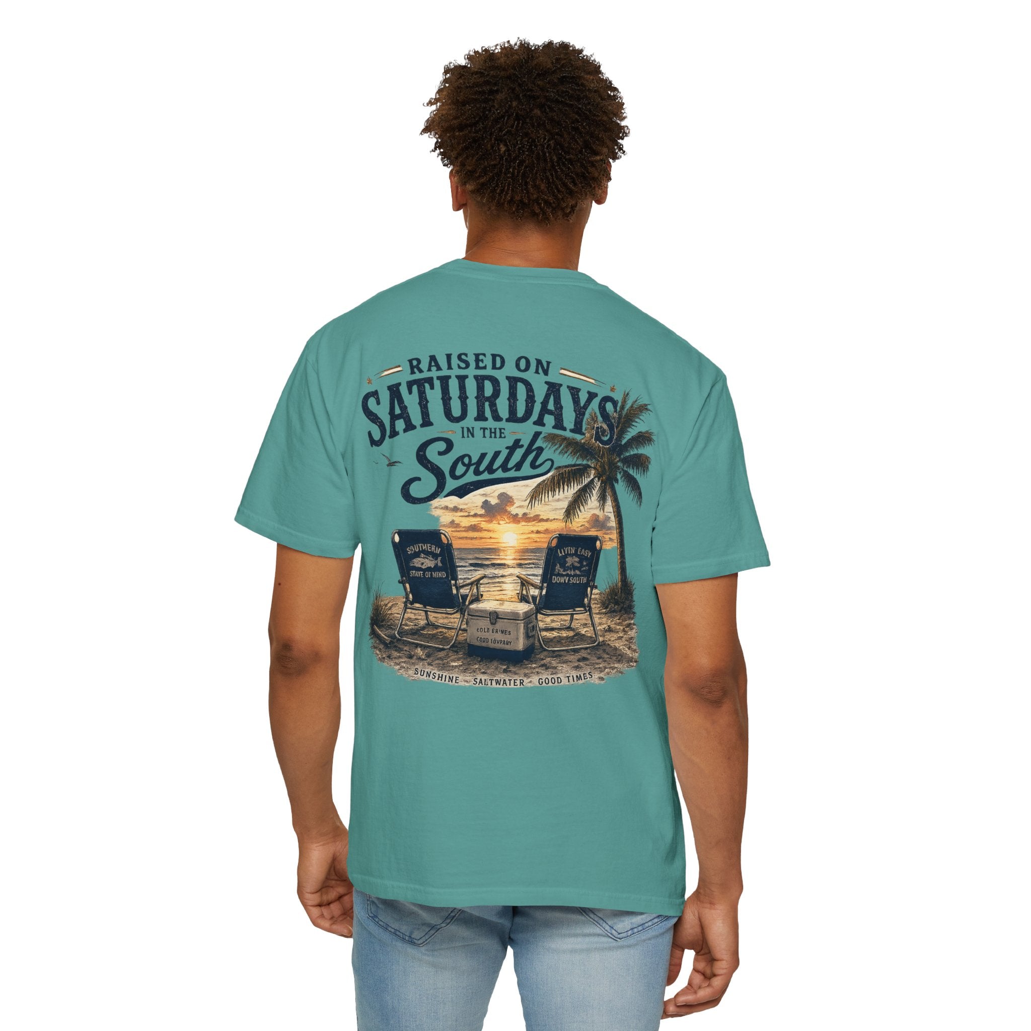 Raised On Saturdays In The South T-Shirt — Beachin It On Summer Saturdays