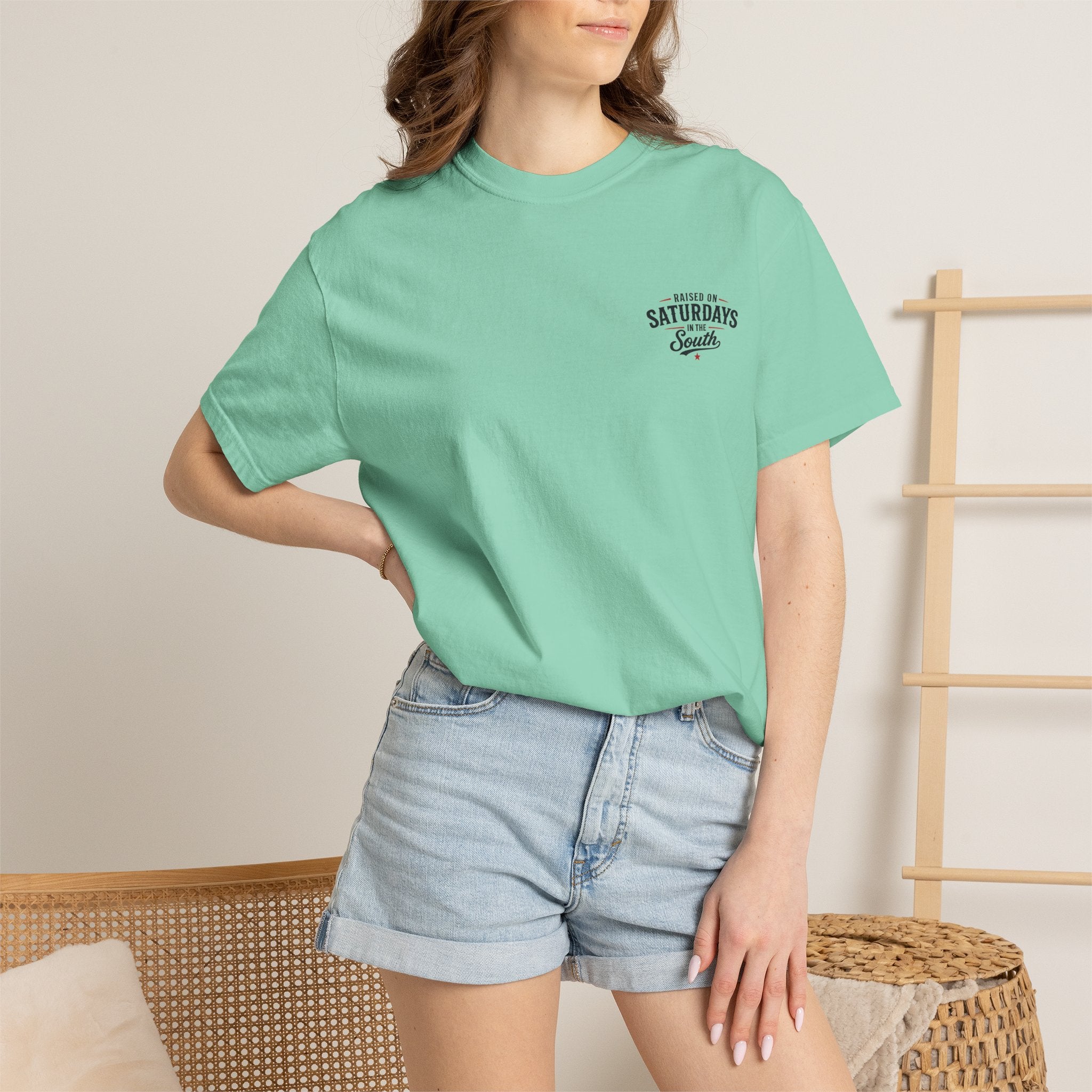 Raised On Saturdays In The South T-Shirt — Saturdays Are Made For Fishin