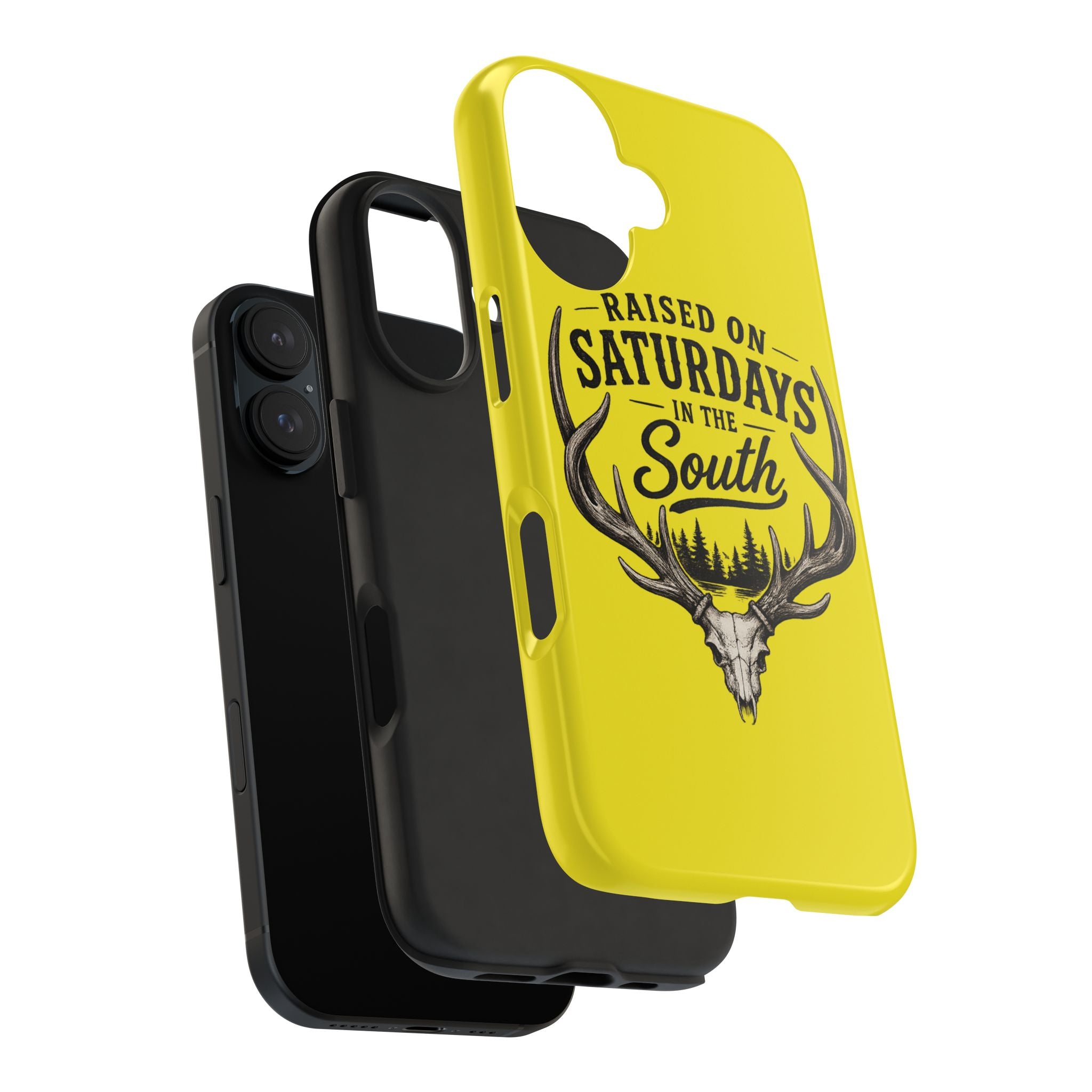 Raised On Saturdays In The South Phone Case-Spread Runs Deep In The Woods-(yellow)