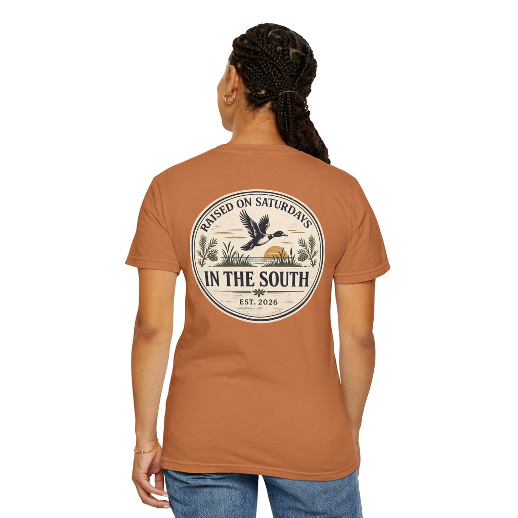 Raised On Saturdays In The South Classic T-Shirt - Duck Season