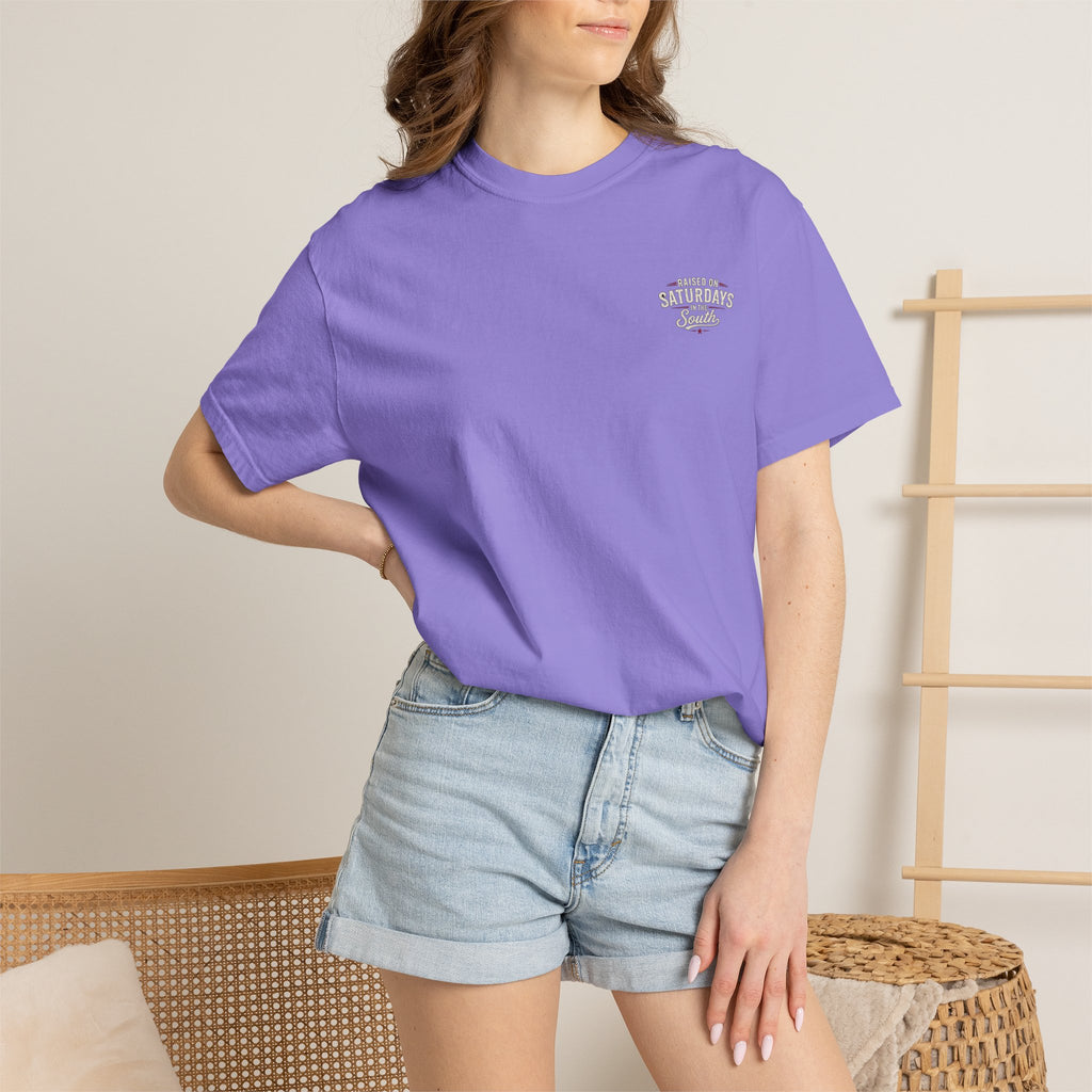 Raised On Saturdays In The South T-Shirt — Relaxing Saturday Morning In The Mountains
