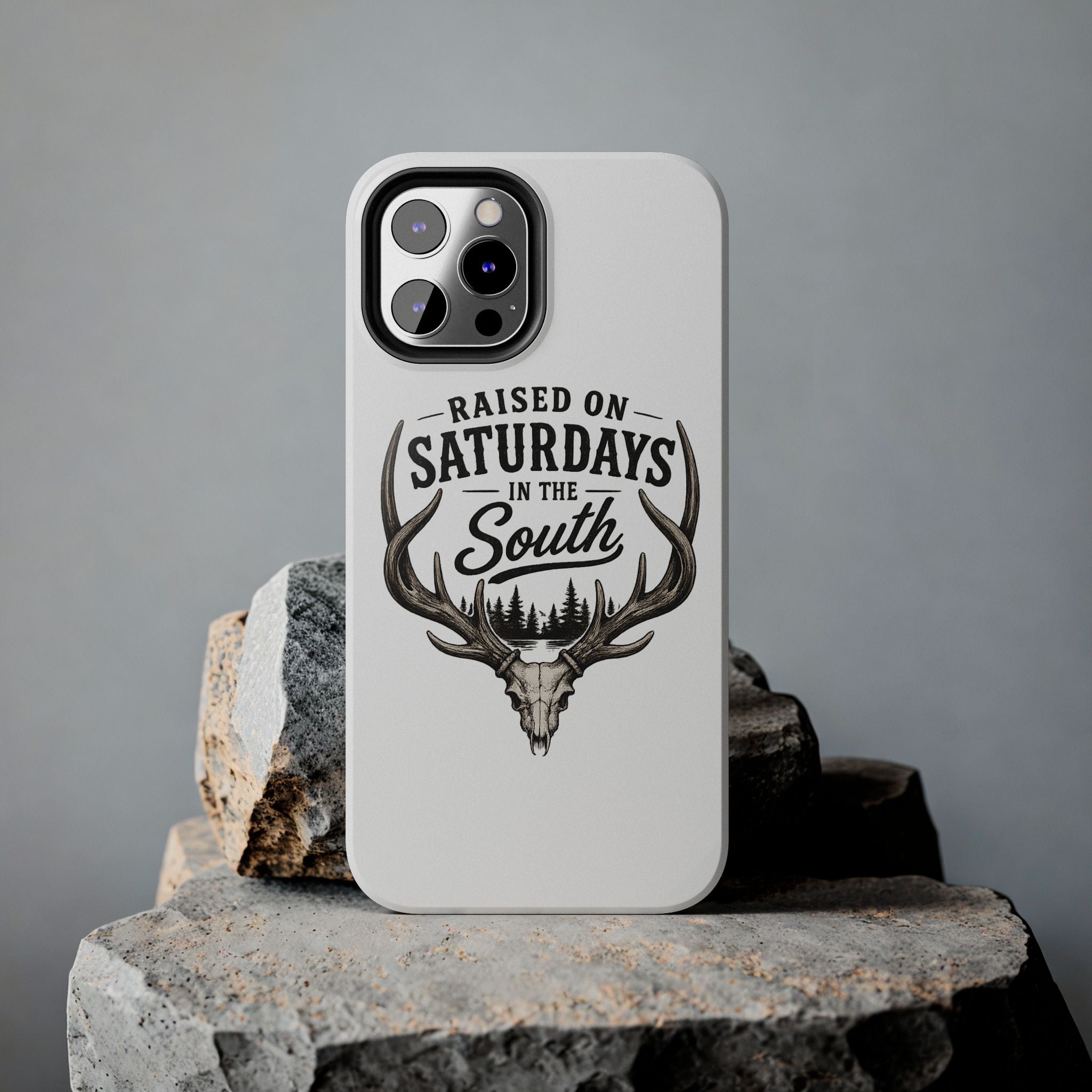 The Spreads Runs Deep In The Woods Phone Case-(white)