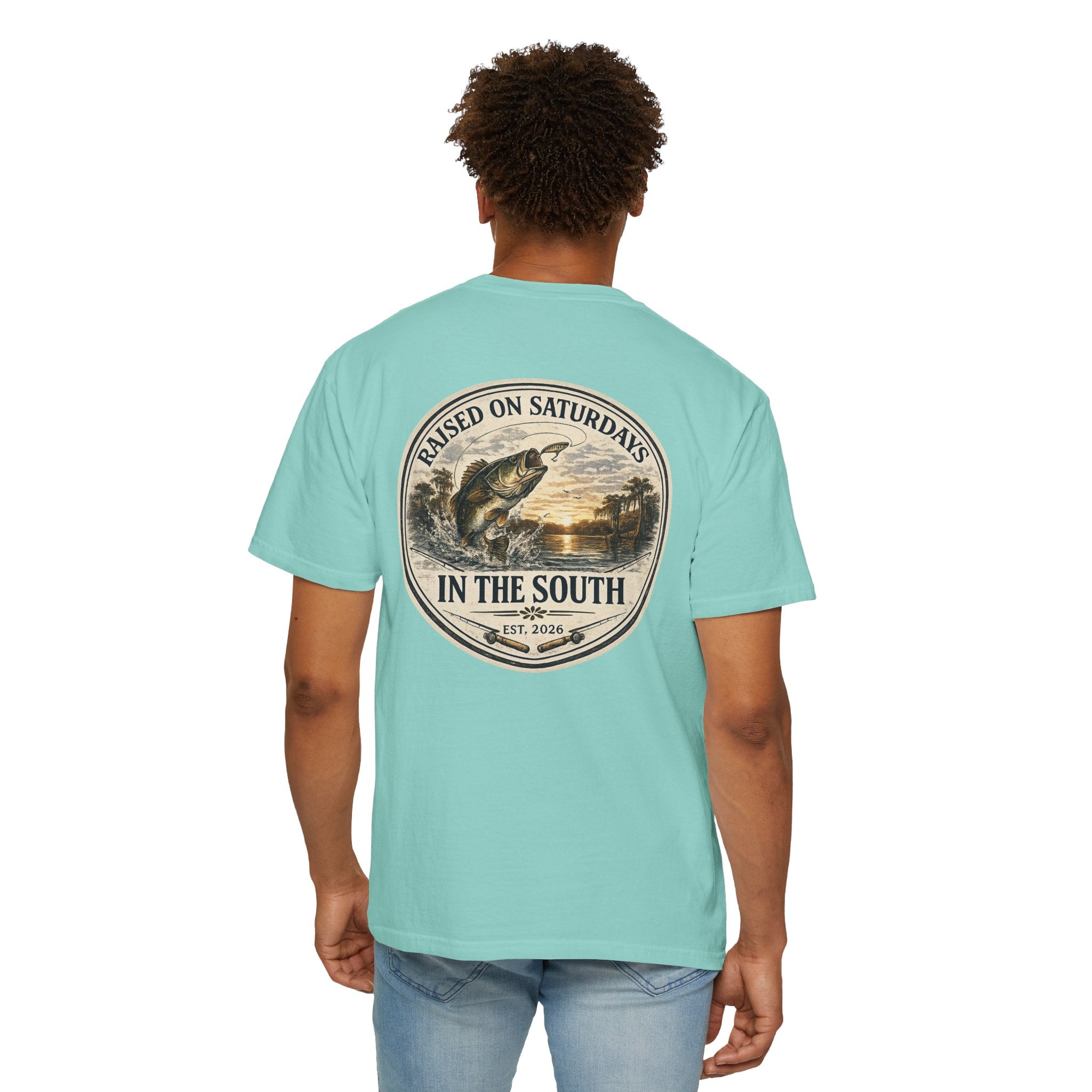 Raised On Saturdays In The South Classic T-Shirt- Fishin Season