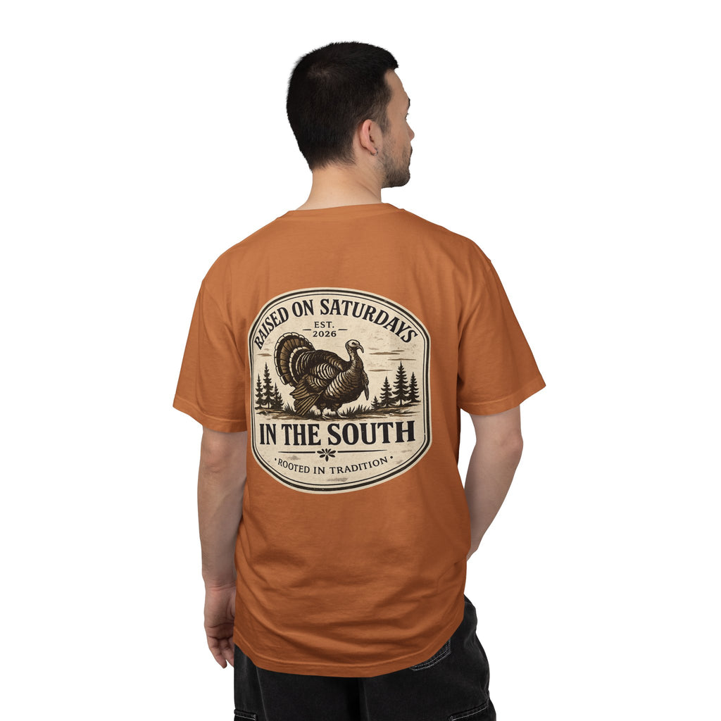 Raised On Saturdays In The South Southern Turkey Hunting T-Shirt